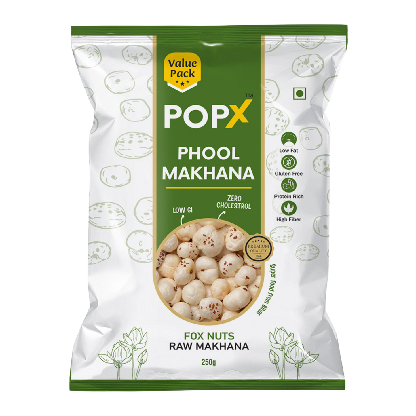POPX Premium Phool Makhana (250g)
