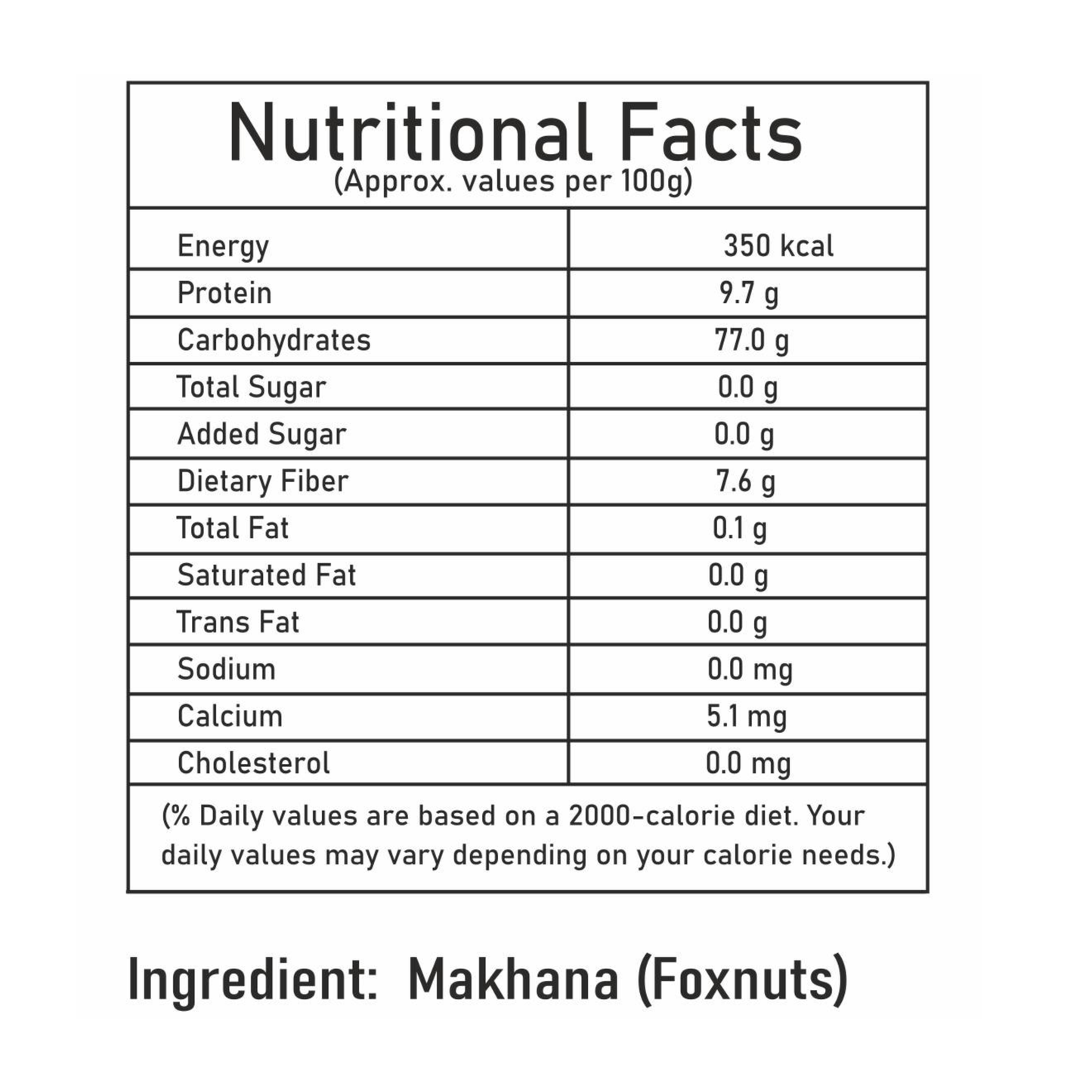 POPX Premium Phool Makhana (110g)